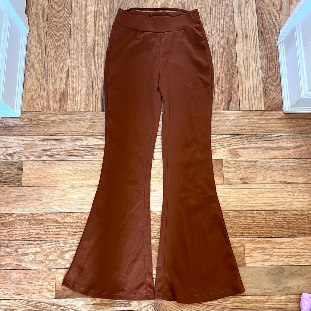 Flared Stretchy Trousers